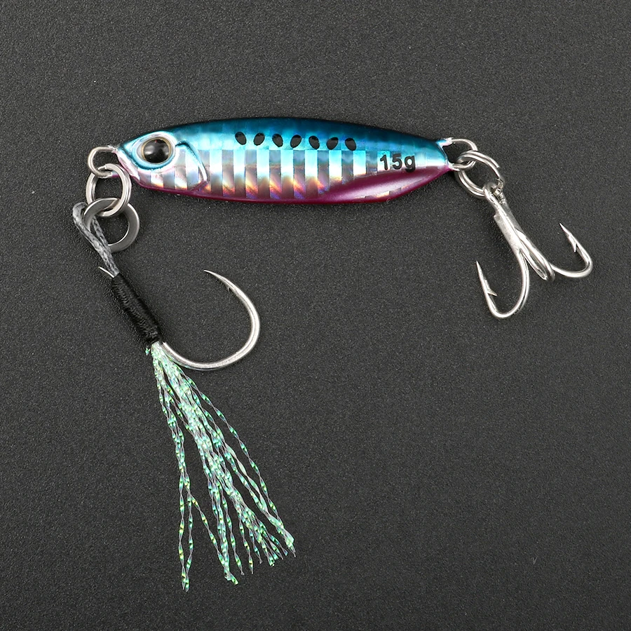 CASTFUN Metal Jig Cuchara de arrastre para lubina agua salada - imagen 5