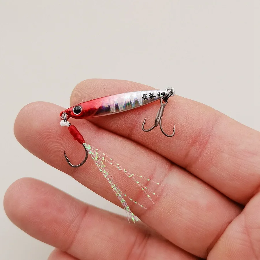 Señuelo Micro Vib jig metálico para depredadores en río - imagen 3