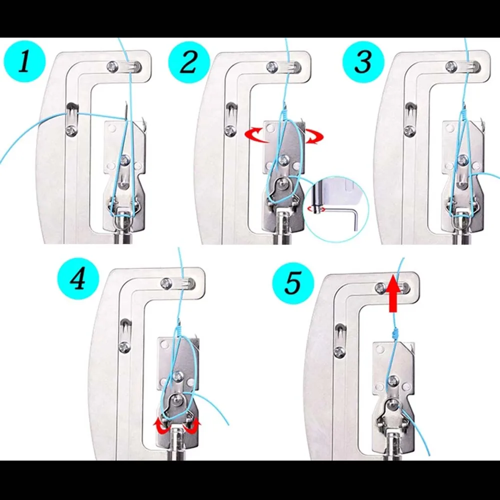 Anudador automático de anzuelos – Atador profesional de sedal - imagen 3