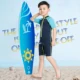 Traje de neopreno infantil con cremallera frontal y manga corta - imagen 3
