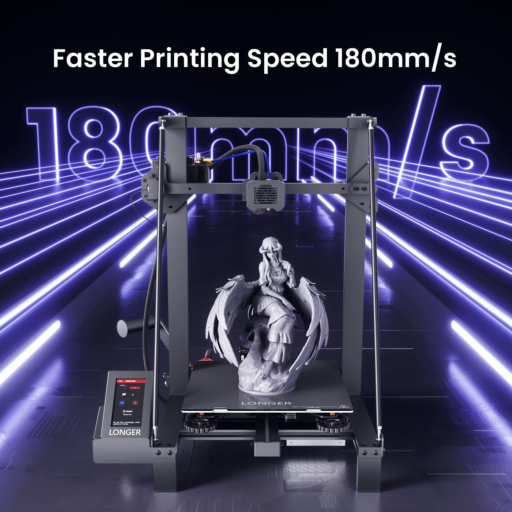 Longer LK5 PRO Impresora 3D FDM Triangular Ventilador Doble - imagen 4