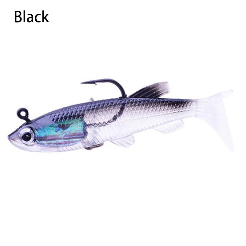 Señuelo Swimbait de cebo blando con cola de paleta para lubina - imagen 3