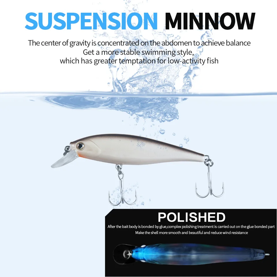 Bearking M54 Minnow – 7,8 cm 9,2g para agua dulce - imagen 4
