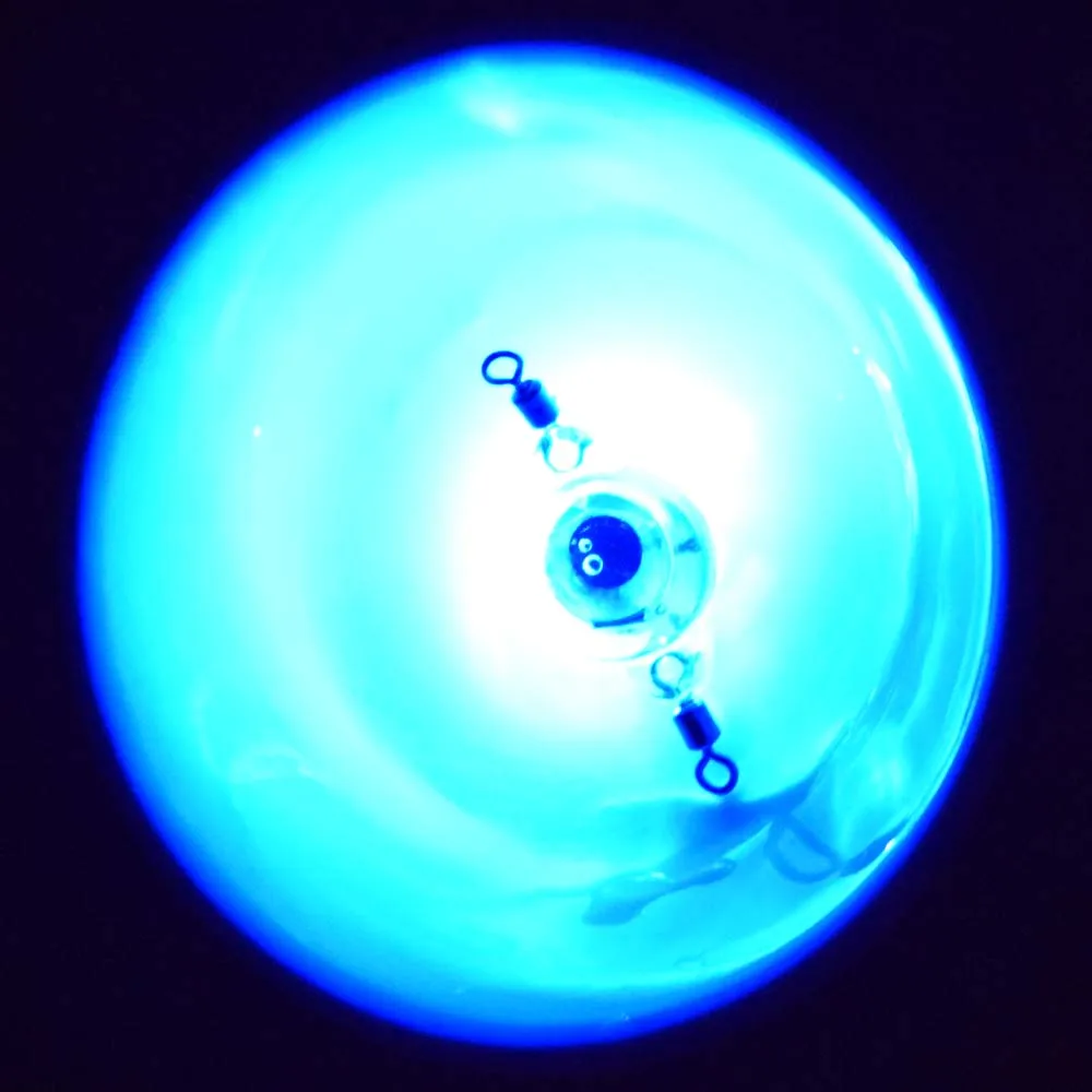 Luz de pesca nocturna doble anillo con clip para agua dulce y salada - imagen 2