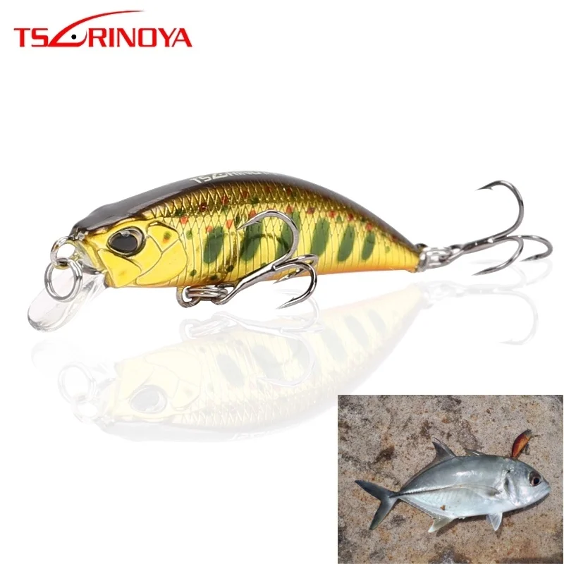 TSURINOYA DW63 Wobler minnow hundido jerkbait – para lucio y trucha - imagen 4