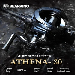BEARKING Athena Micro 7:1 Carrete Baitcast 138g Carbono Ligero