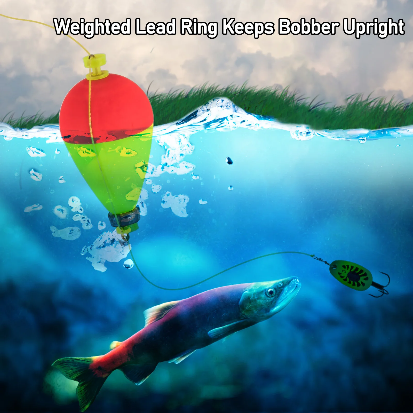 Indicadores de Picada Ponderados Esfera – Bobbers para Lubina - imagen 2