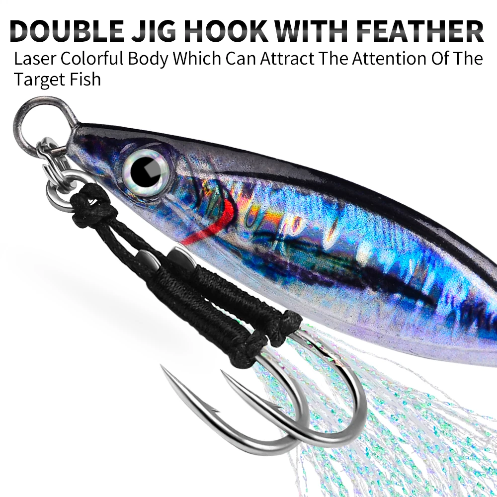 PROBEROS Jig metálico para lanzado desde orilla, swimbait - imagen 3