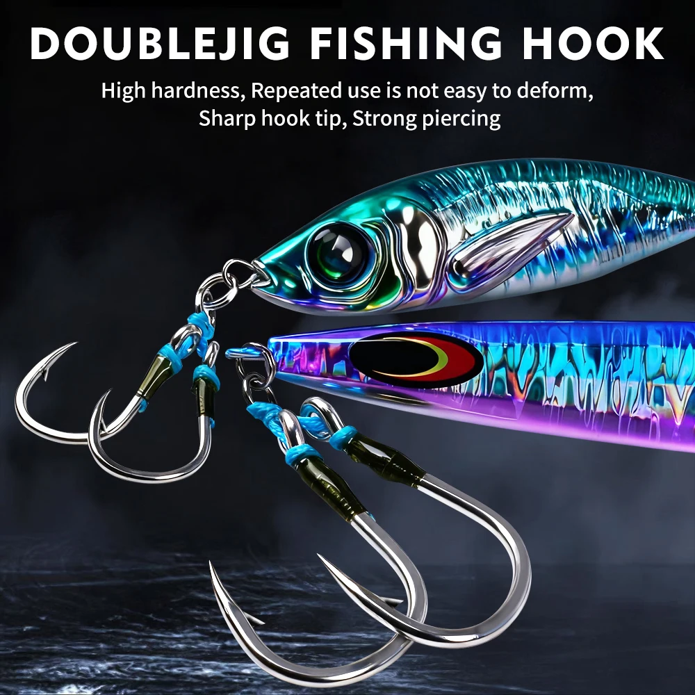 Anzuelos Proberos con línea de PE para jigging