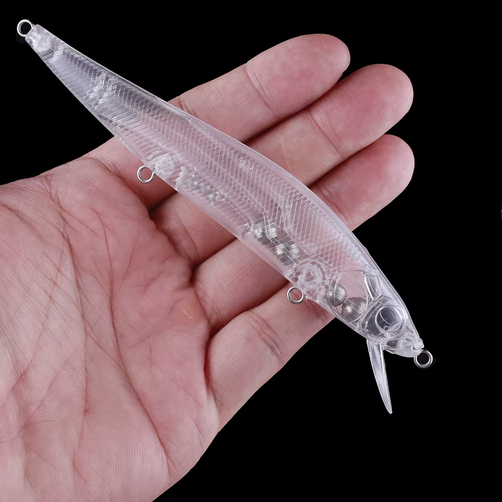 Señuelo trucha Chan'sHuang – Handmade shallow diver sin pintar