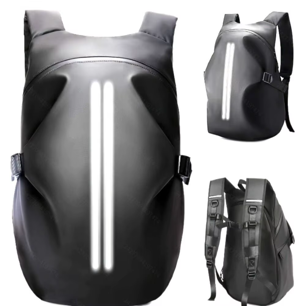 Mochila Impermeable Moto Gran Capacidad con Reflectante - imagen 5