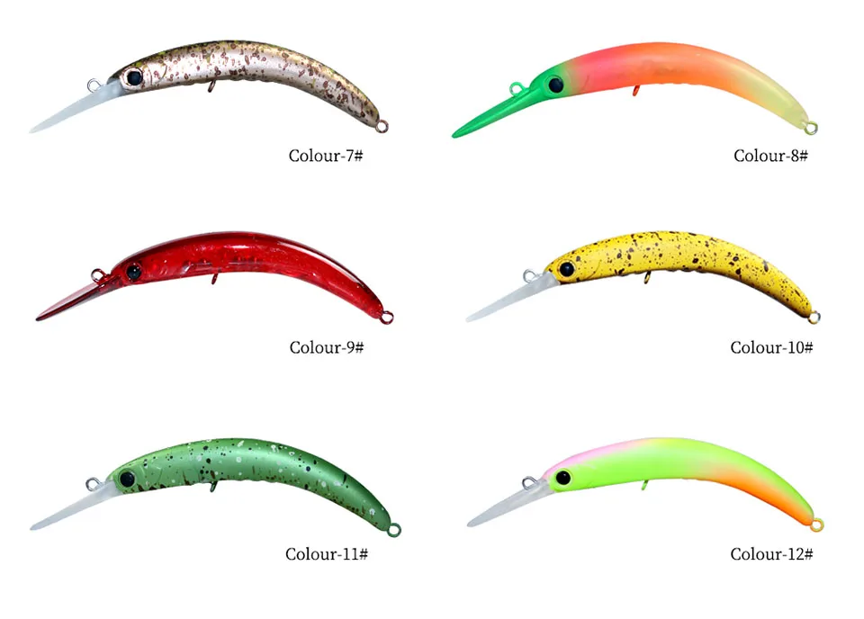 Colección de colores disponibles HISTOLURE Minnow