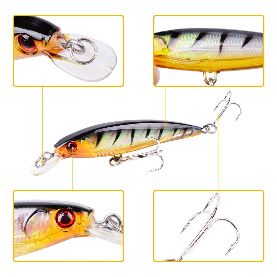 Señuelo Micro Minnow hundible tipo Jerkbait para pesca en río - imagen 5