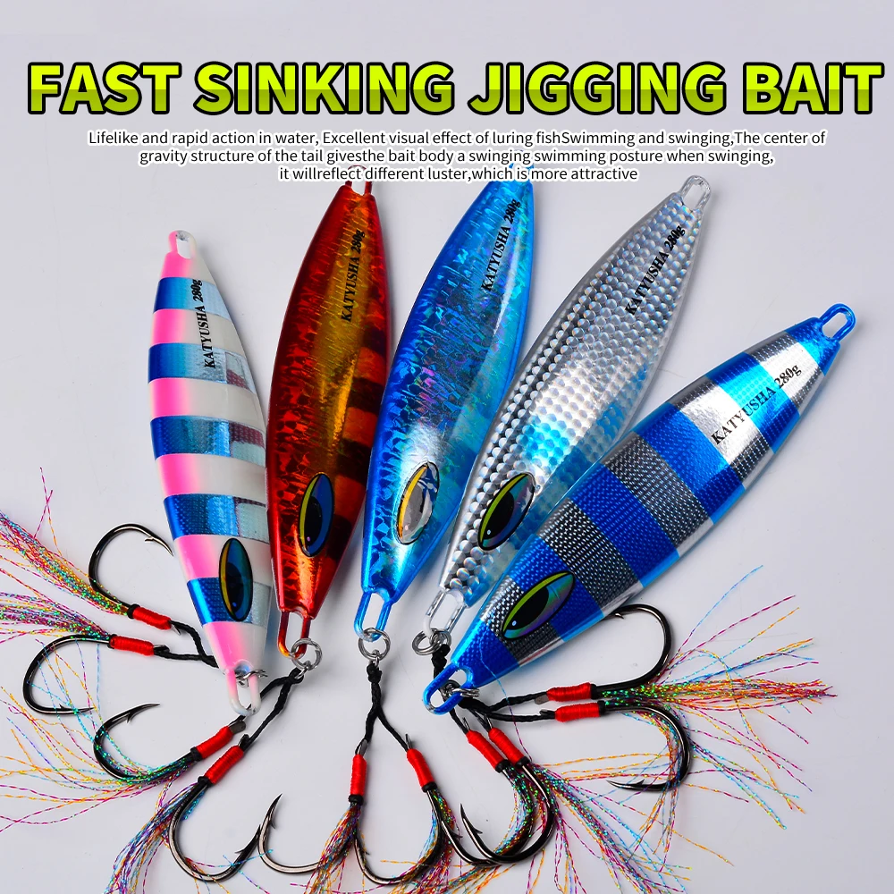 Proberos señuelo slow jigging metálico para pesca desde costa - imagen 3