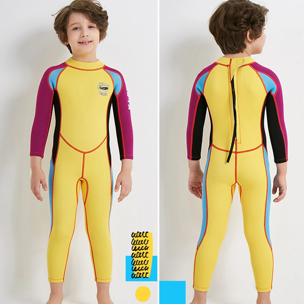Traje de neopreno infantil UV con manga larga térmica - imagen 4