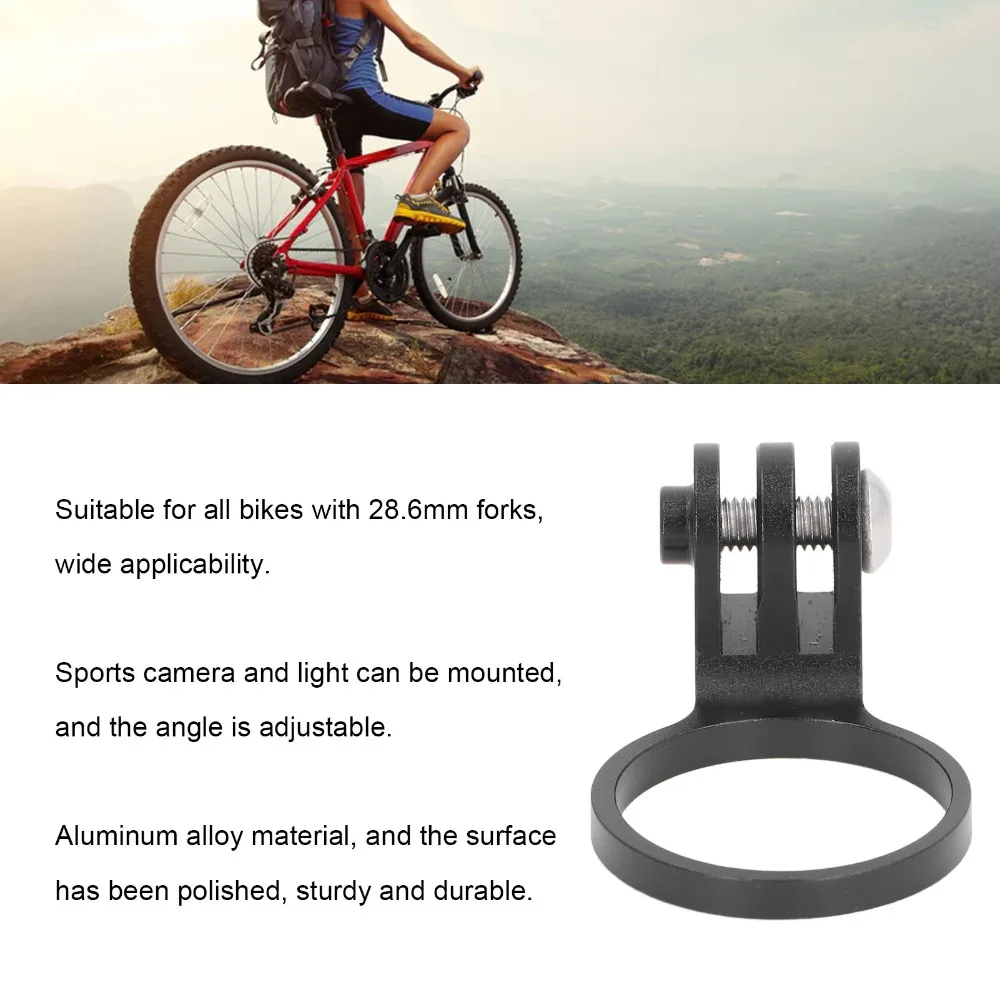 Soporte de manillar de bicicleta de aluminio pulido ajustable - imagen 5