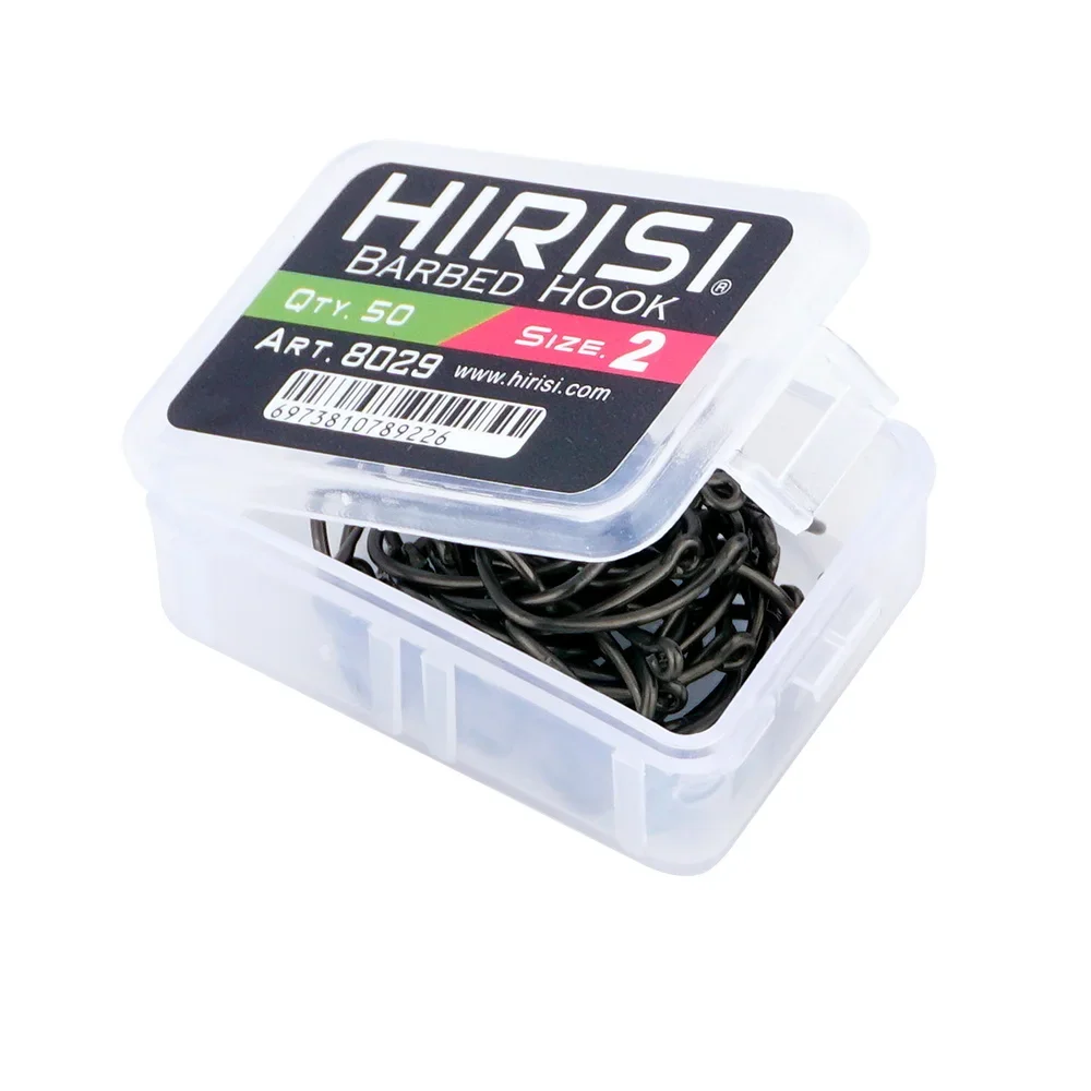Anzuelos para carpa Hirisi 8029 – PTFE con ojo Micro y acero carbono - imagen 5