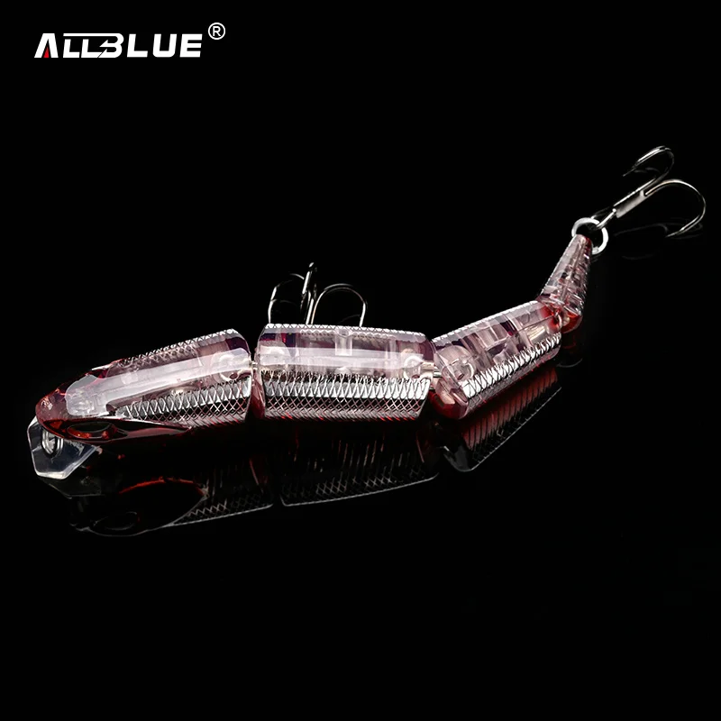 Jerkbait Allblue articulado hundido 70-90mm para lubina y lucio - imagen 2