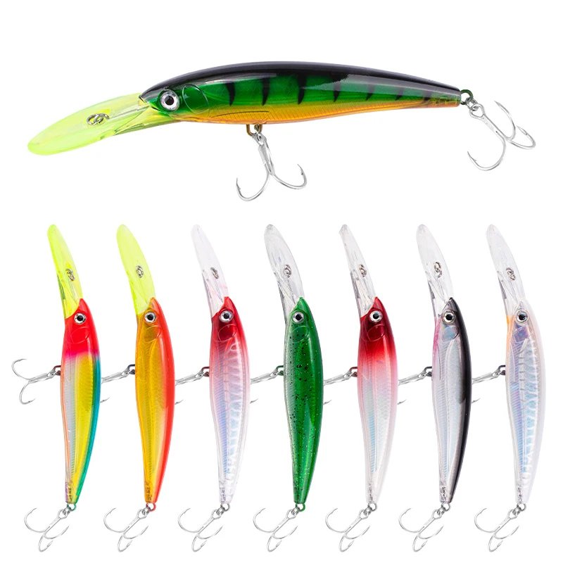 Señuelo Minnow de buceo profundo vista lateral