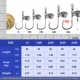 FishTrip anzuelos giratorios tipo cuchara con lentejuelas para jigging - imagen 5