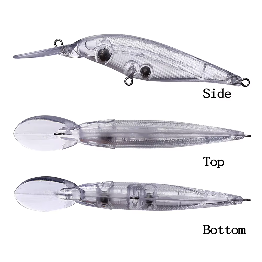 Chan'sHuang Minnow 110mm – Señuelo flotante artesano para pesca - imagen 5