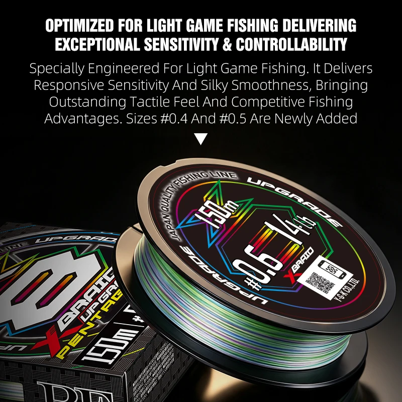 Línea de pesca trenzada PE YGK GX8 – Multifilamento resistente - imagen 3