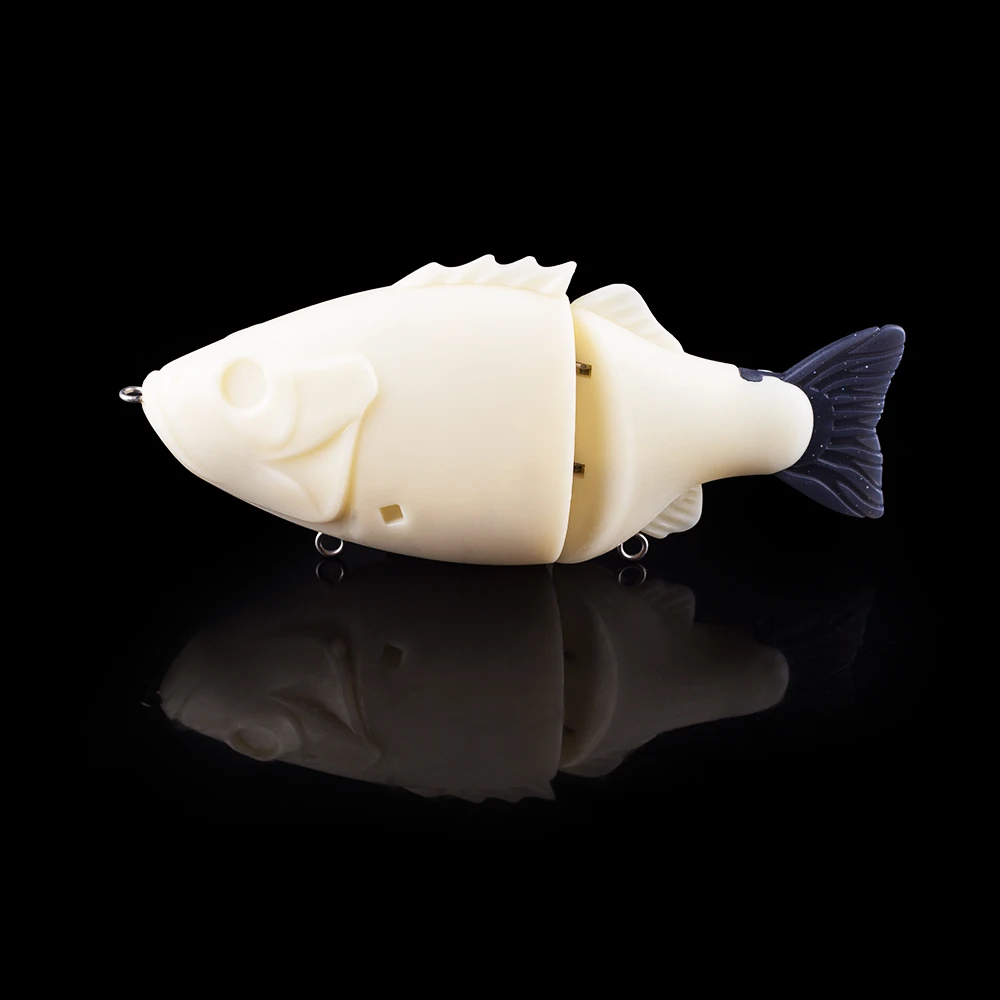 Hanlin Swimbait para lubina – Cuerpo rígido, cola flexible