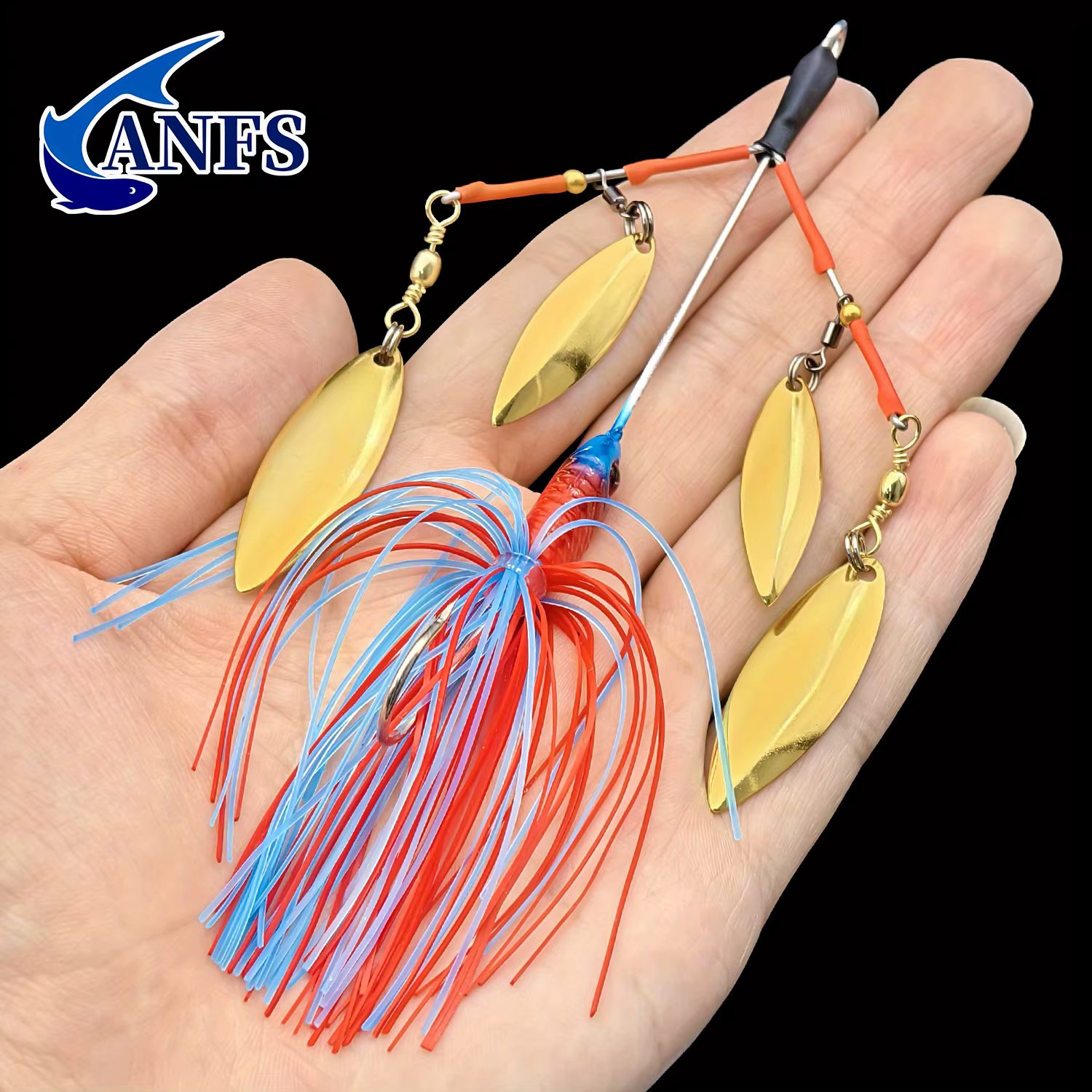 Spinnerbait ANFS para lubina y trucha - imagen 2