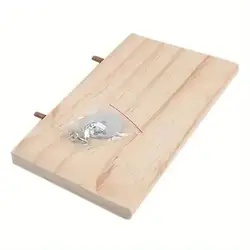 Plataforma de madera para mascotas: soporte para pájaros y loros
