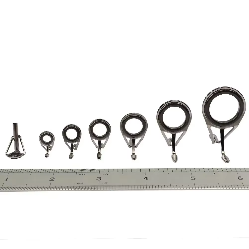 Visgerei – Set reparación de acero inoxidable: guías y anillos para caña - imagen 3