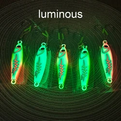 Señuelo de arrastre de hundimiento rápido TOLU luminoso láser mar