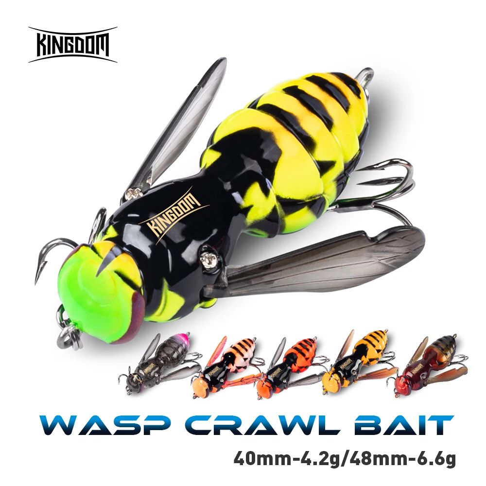 Kingdom Swimbait Wobbler biónico flotante para lucio - imagen 2