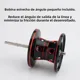 Carrete de pesca perfil bajo con freno magnético y bobina CNC