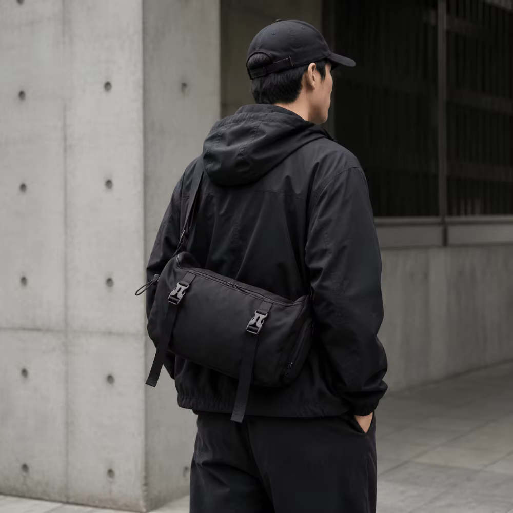 Bolso bandolera de nailon para hombre de gran capacidad - imagen 3