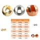 Cuentas ranuradas de tungsteno para atado de moscas – hundimiento - imagen 3