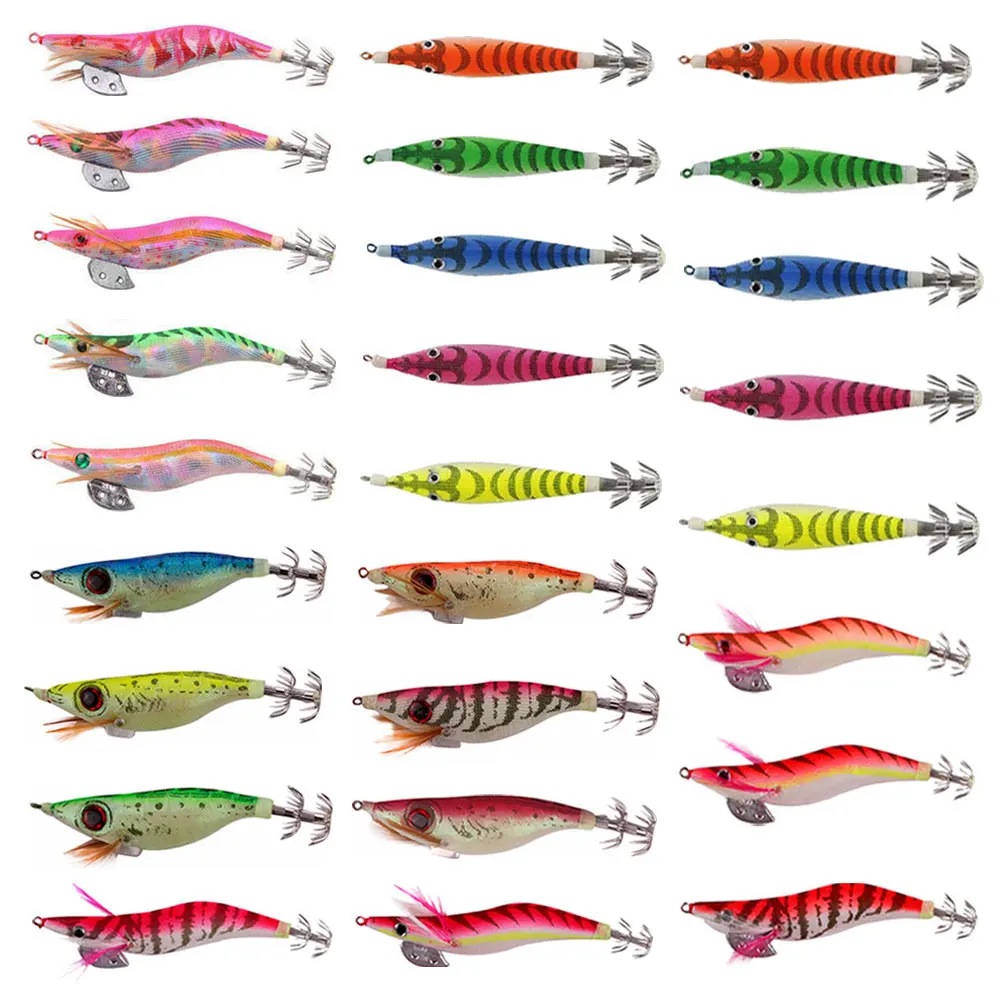 Señuelos luminosos Jig Head para calamar y pulpo Free Fisher – Vástago afilado - imagen 3