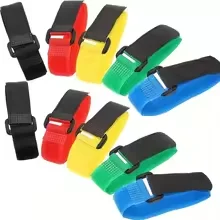 Correas de sujeción reutilizables de nailon con gancho y bucle