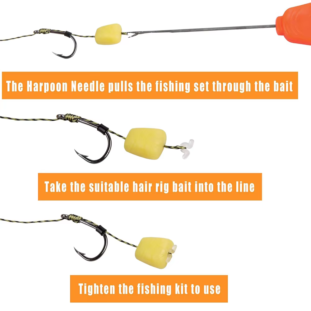 Accesorios Pesca Carpa con Boilies, Taladro y Aguja de Cebo Esenciales - imagen 5