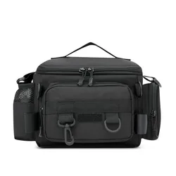 Soporte portátil para caña de pescar con bolsa hombro multifuncional