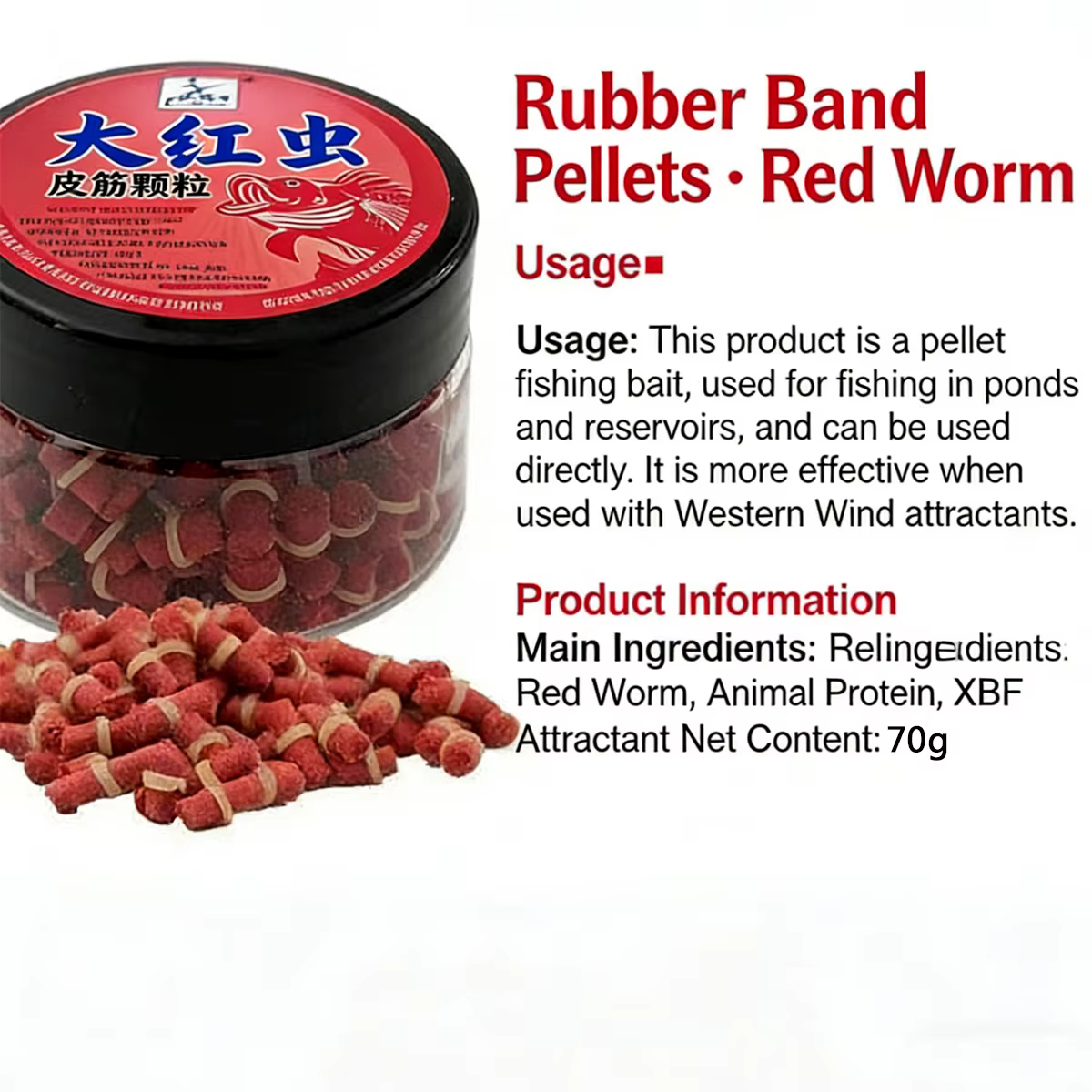 Pellets de Gusano Rojo para Carpa, Barbo y Perca - imagen 5
