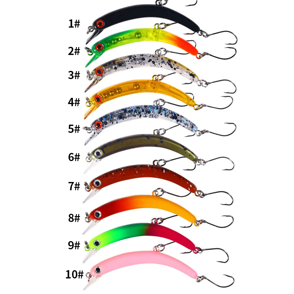 Señuelo crankbait minnow de hundimiento para trucha en agua dulce - imagen 3