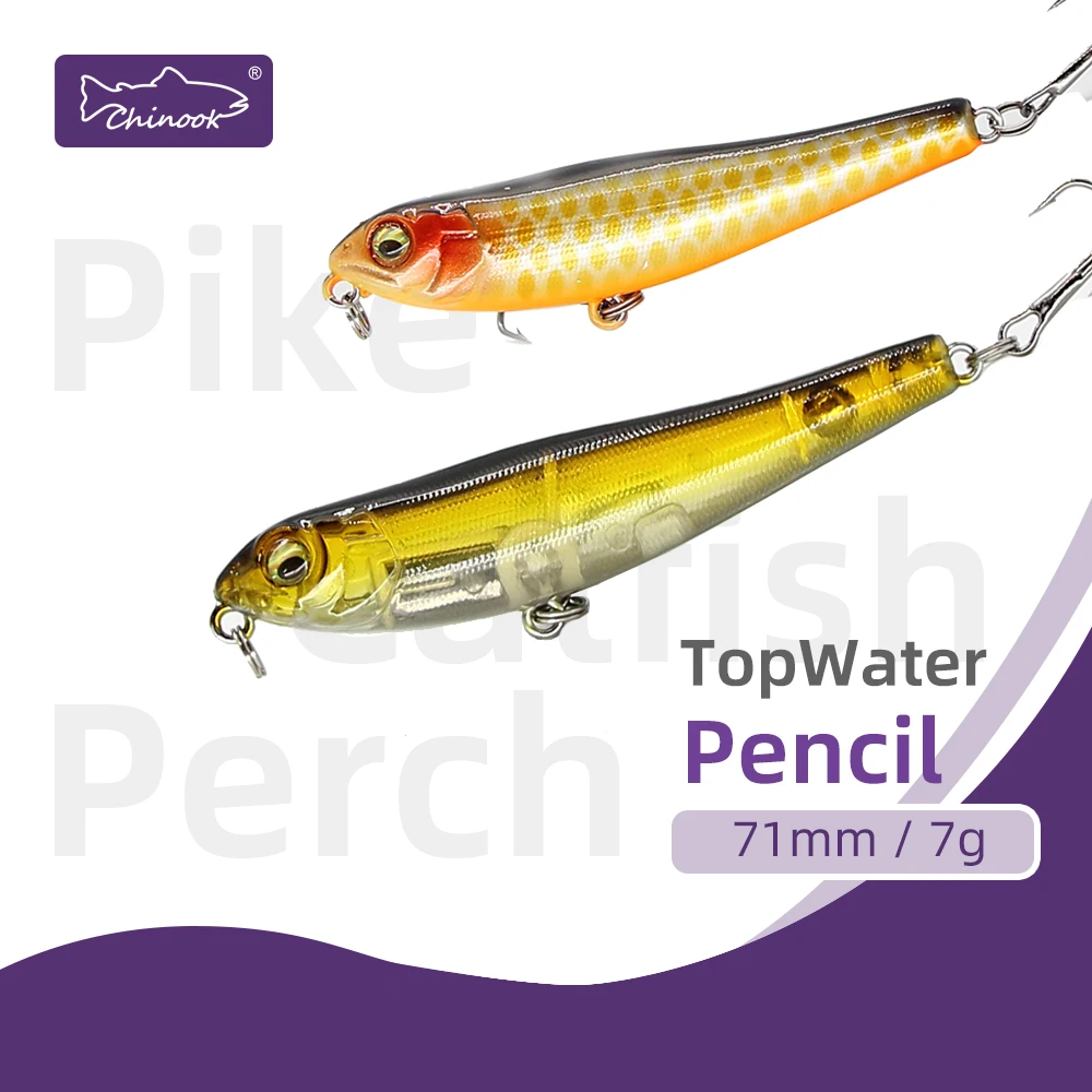 Whopper Wobblers Chinook señuelo lápiz flotante para lucios - imagen 3