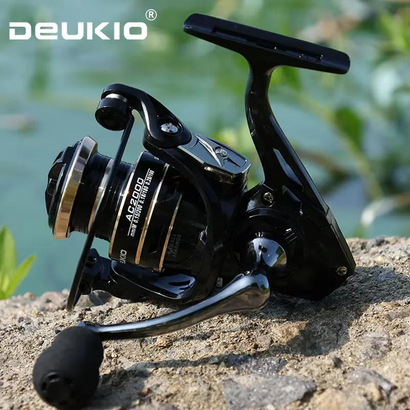 Carrete spinning DEUKIO 2000-7000 – Ideal para agua salada y dulce