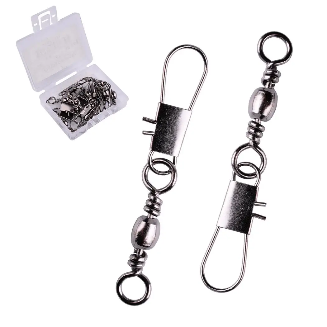 Eslabones giratorios con rodamiento y broche para carpa