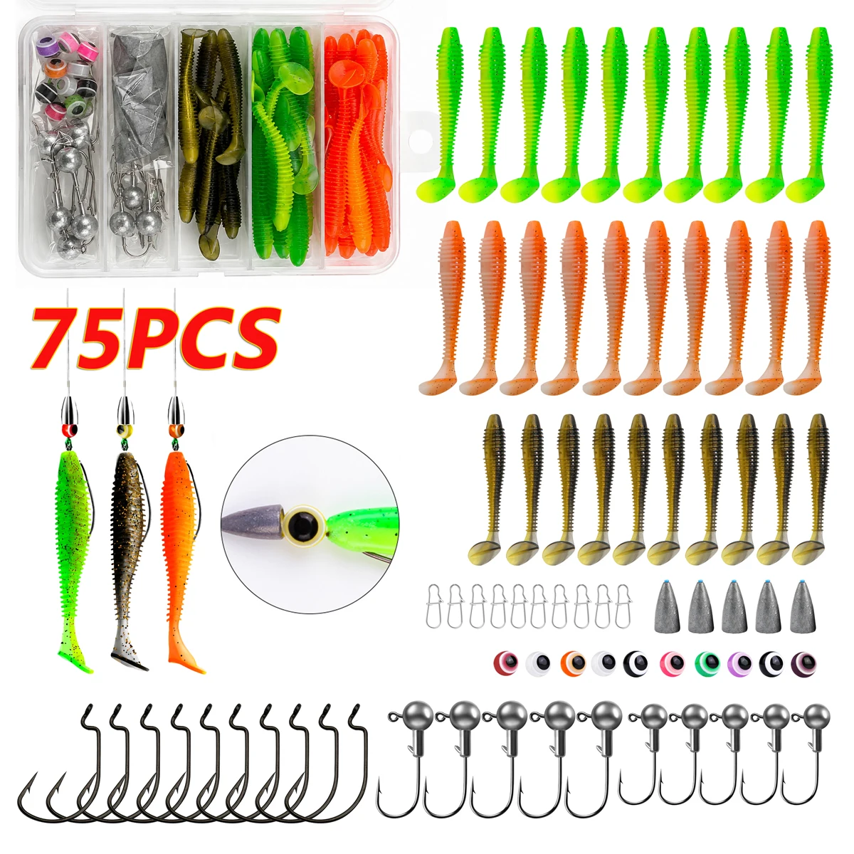 Kit señuelos para trucha, lubina y salmón: crankbaits y spinners - imagen 4