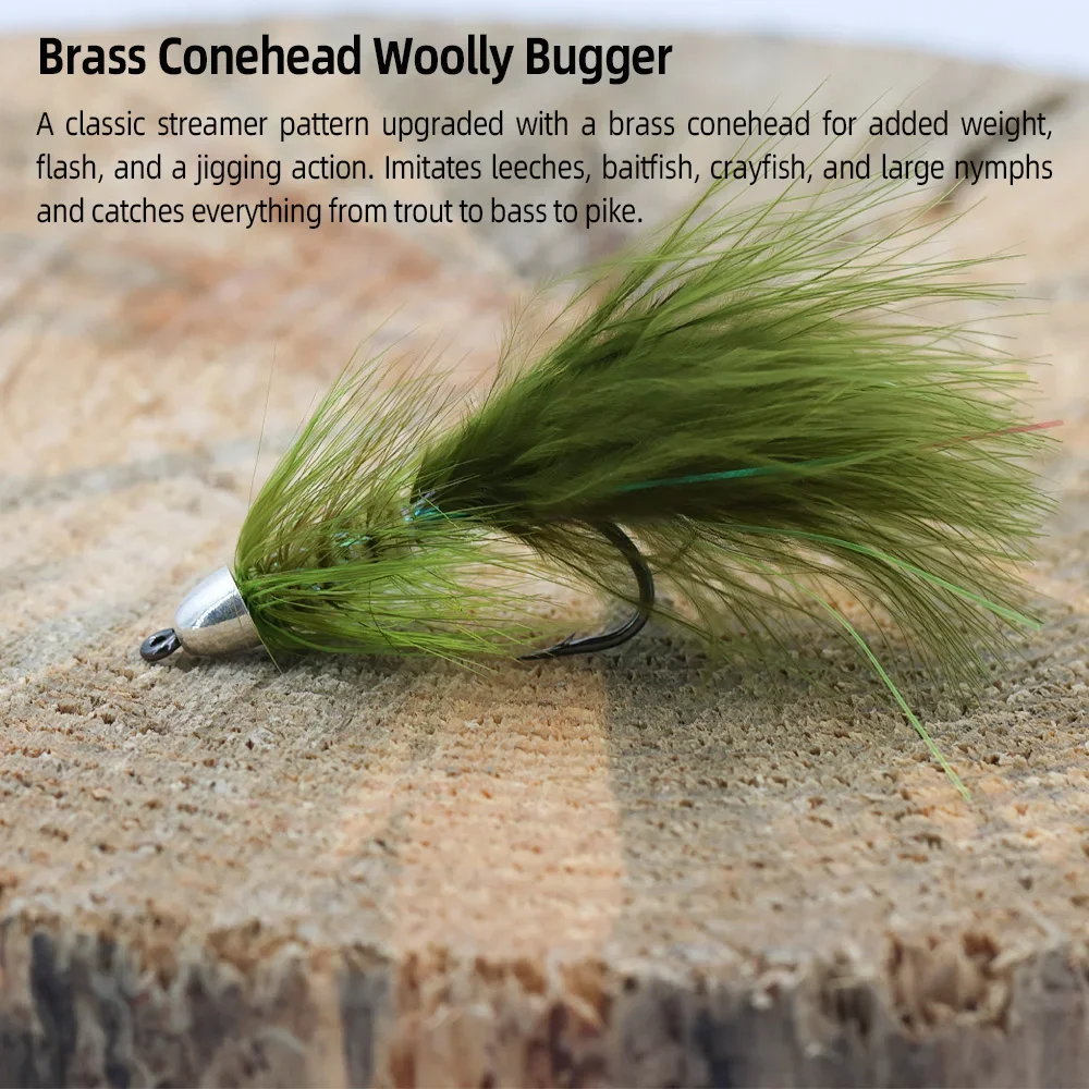 Wifreo Streamer Woolly Bugger Stinger – pesca mosca trucha