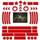 Pegatinas luminosas reflectantes universales para bicicleta eléctrica - imagen 4