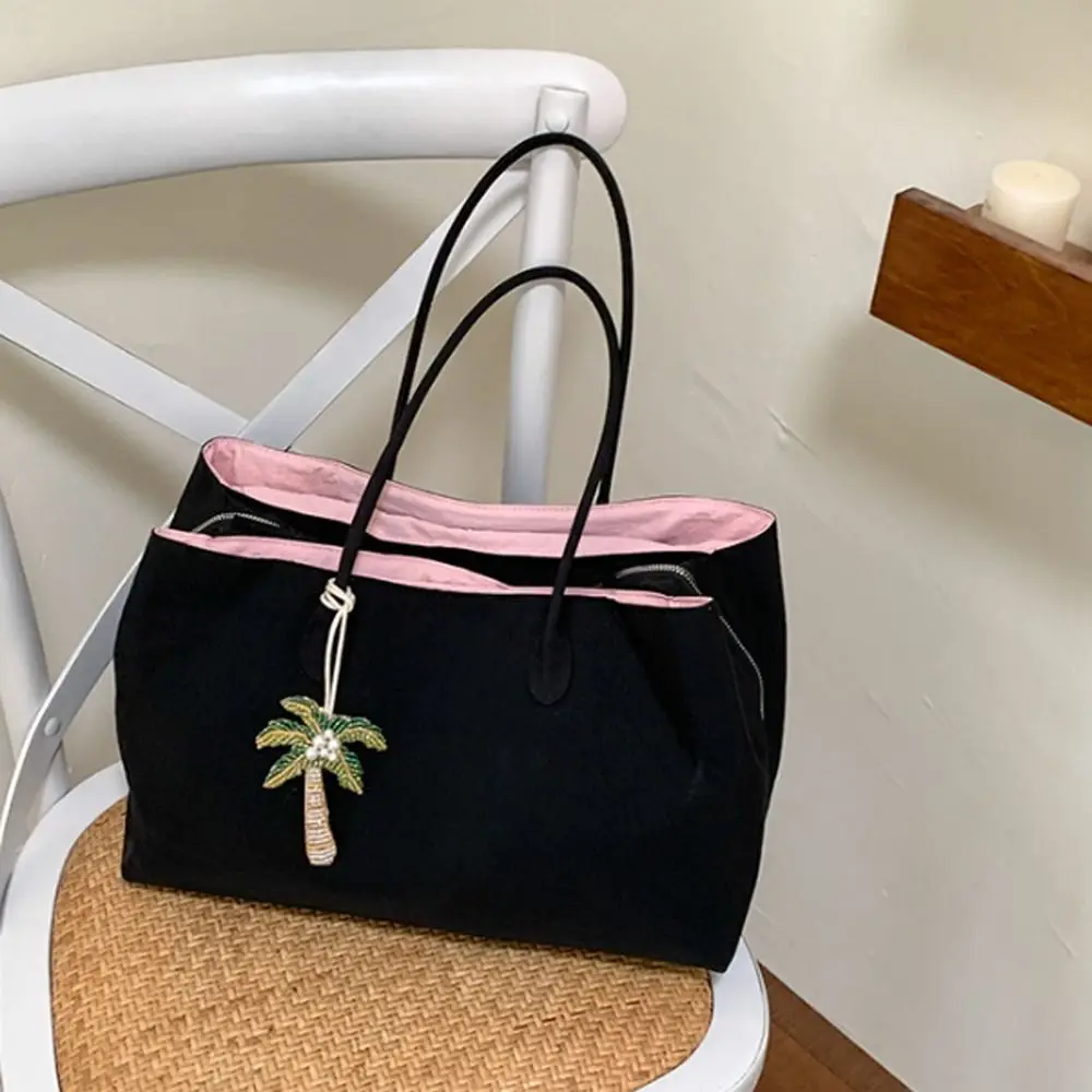 Tote impermeable de nailon gran capacidad para hombro y mano - imagen 4
