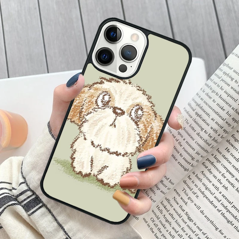 Funda Shih Tzu vista trasera