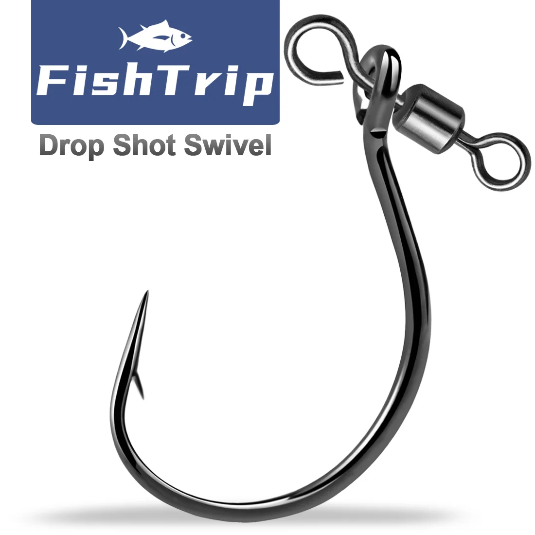 FishTrip anzuelo giratorio para vinilo - Lubina y señuelos